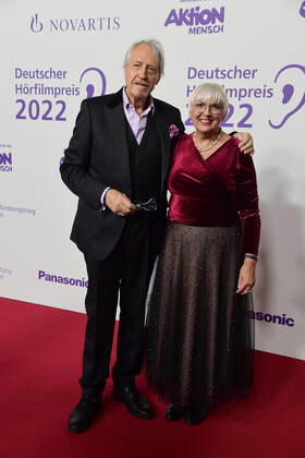 Verleihung des 20. Deutschen Hörfilmpreises Reiner Schöne, Claudia Roth Verleihung des 20. Deutschen Hörfilmpreises 2022 in den BOLLE Festsäle am Spree-Bogeni n Berlin am 27.09.2022
