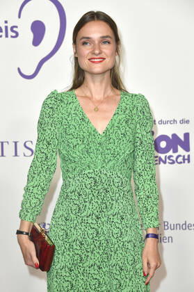 Josephin Busch bei der Verleihung des 20. Deutschen Hörfilmpreises 2022 in den Bolle Festsälen am Spree-Bogen. Berlin, 27.09.2022