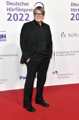 Sven Regener bei der Verleihung des 20. Deutschen Hörfilmpreises 2022 in den Bolle Festsälen am Spree-Bogen. Berlin, 27.09.2022