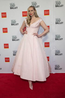 Gwendoline Christie arrives on the red carpet at the New York City Ballet 2022 Fall Fashion Gala at the David H. Koch Theater in New York City on Wednesday, September 28th, 2022. 1 NYP20220928540 GabrielexHoltermann