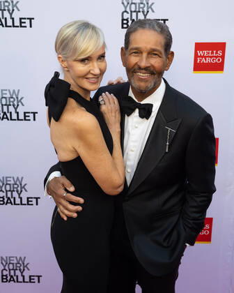 Hilary Quinlan and Bryant Gumbel arrive on the red carpet at the New York City Ballet 2022 Fall Fashion Gala at the David H. Koch Theater in New York City on Wednesday, September 28th, 2022. 1 NYP20220928513 GabrielexHoltermann