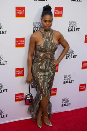 Laverne Cox arrives on the red carpet at the New York City Ballet 2022 Fall Fashion Gala at the David H. Koch Theater in New York City on Wednesday, September 28th, 2022. 1 NYP20220928517 GabrielexHoltermann