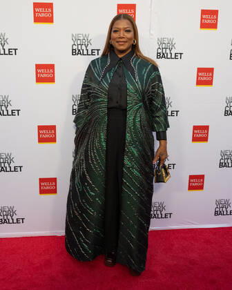 Queen Latifah arrives on the red carpet at the New York City Ballet 2022 Fall Fashion Gala at the David H. Koch Theater in New York City on Wednesday, September 28th, 2022. 1 NYP20220928533 GabrielexHoltermann