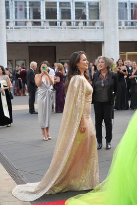 September 28, 2022, New York, NY, USA: KRISTIN DAVIS attends the New York City Ballet 2022 .Fall Fashion Gala,.The David H. Koch Theater, Lincoln Center,.NYC.September 28, 2022. New York USA - ZUMAms4_ 20220928_zaf_ms4_013 Copyright: xSoniaxMoskowitzxGordonx