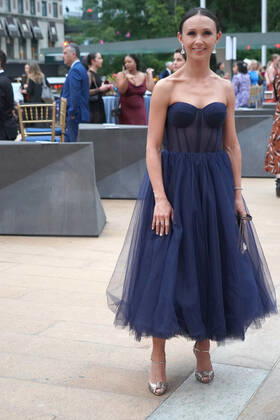 September 28, 2022, New York, NY, USA: GEORGINA BLOOMBERG attends the New York City Ballet 2022 .Fall Fashion Gala,.The David H. Koch Theater, Lincoln Center,.NYC.September 28, 2022. New York USA - ZUMAms4_ 20220928_zaf_ms4_035 Copyright: xSoniaxMoskowitzxGordonx
