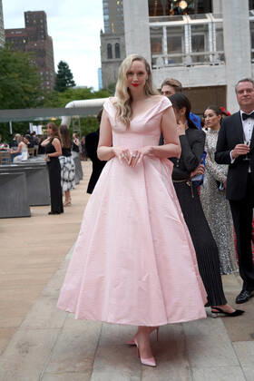 September 28, 2022, New York, NY, USA: GWENDOLINE CHRISTIE attends the New York City Ballet 2022 Fall Fashion Gala,.The David H. Koch Theater, Lincoln Center,.NYC.September 28, 2022. New York USA - ZUMAms4_ 20220928_zaf_ms4_037 Copyright: xSoniaxMoskowitzxGordonx