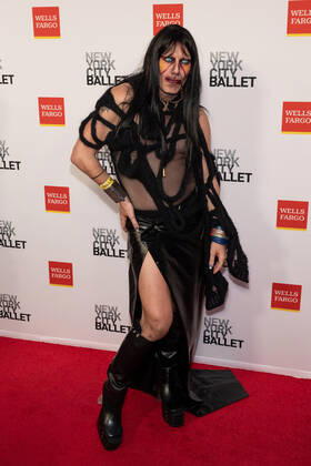 Christeene arrives on the red carpet at the New York City Ballet 2022 Fall Fashion Gala at the David H. Koch Theater in New York City on Wednesday, September 28, 2022. 1 NYP20220928560 GabrielexHoltermann