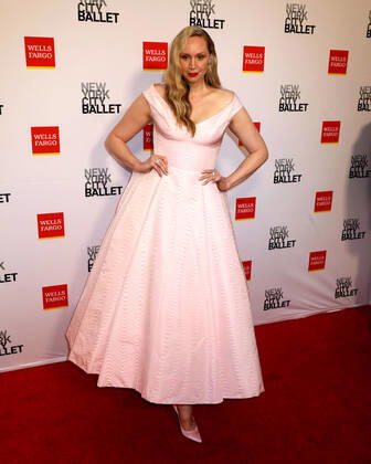 September 28, 2022, New York City, New York, USA: Actress GWENDOLINE CHRISTIE attends the New York City Ballet 2022 Fall Fashion Gala held at the David H. Koch Theater at Lincoln Center. New York City USA - ZUMAk03_ 20220928_zaf_k03_151 Copyright: xNancyxKaszermanx
