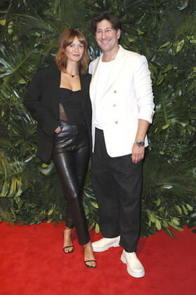 Louisa Mazzurana und Michi Fassl bei der The Show 2022 Opening Party im Schuppen 52. Hamburg, 01.10.2022