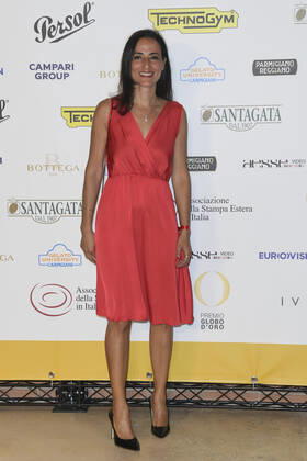 October 4, 2022, Rome, Italy: Esma Cakir attends at the red carpet of the Globo d oro award 2022 at the Auditorium Parco Della Musica. Rome Italy - ZUMAs197 20221004_zaa_s197_375 Copyright: xCartellixMariox