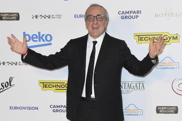 October 4, 2022, Rome, Italy: Silvio Orlando attends at the red carpet of the Globo d oro award 2022 at the Auditorium Parco Della Musica. Rome Italy - ZUMAs197 20221004_zaa_s197_417 Copyright: xCartellixMariox