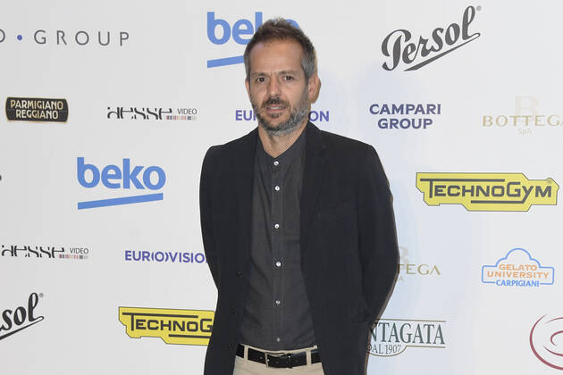 October 4, 2022, Rome, Italy: Simone Godano attends at the red carpet of the Globo d oro award 2022 at the Auditorium Parco Della Musica. Rome Italy - ZUMAs197 20221004_zaa_s197_425 Copyright: xCartellixMariox