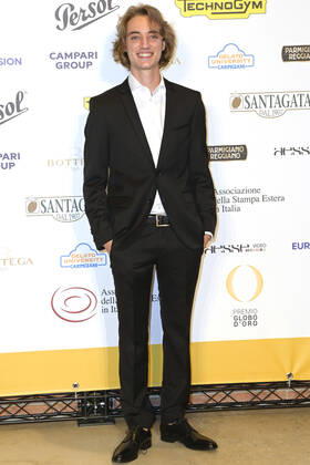 Luca Vergoni bei der 62. Verleihung des Globo d Oro 2022 im Auditorium Parco della Musica. Rom, 04.10.2022