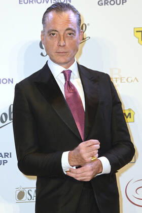Maurizio Lombardo bei der 62. Verleihung des Globo d Oro 2022 im Auditorium Parco della Musica. Rom, 04.10.2022