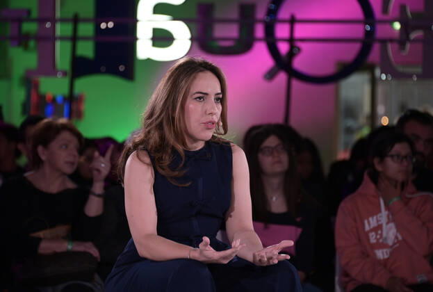 Milan, Italy Wired Next Fest 2022 Fabbrica del Vapore guest Stella Assange wife of the founder of WikiLeaks on the theme The Future of Democracy In the picture: Stella Assange  Copyright: xNickxZonnax xipa-agency.netx xNickxZonnax