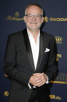 Frank Plasberg bei der 28. Verleihung der Goldenen Henne 2022 im Studio 3 der Media City des MDR. Berlin, 07.10.2022