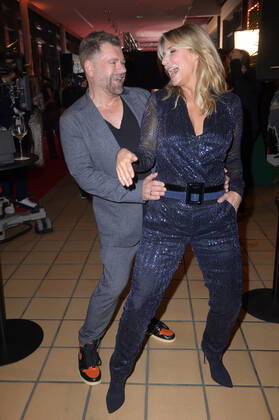 Peter Plate und Kim Fisher bei der 28. Verleihung der Goldenen Henne 2022 im Studio 3 der Media City des MDR. Berlin, 07.10.2022
