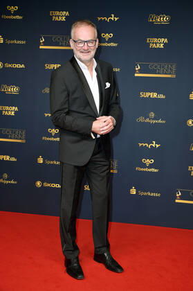 Frank Plasberg bei der 28. Verleihung der Goldenen Henne 2022 im Studio 3 der Media City des MDR. Berlin, 07.10.2022