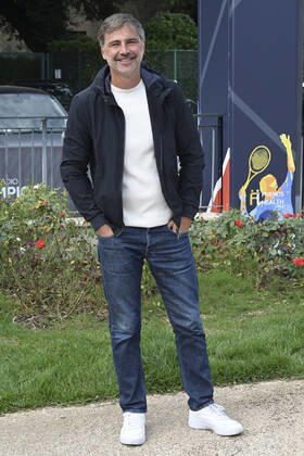 October 8, 2022, Rome, Italy: Beppe Convertini attends the Tennis & Friends event for prevention days organized in collaboration with the Gemelli Polyclinic at Foro Italico. Rome Italy - ZUMAs197 20221008_zaa_s197_138 Copyright: xMarioxCartellix