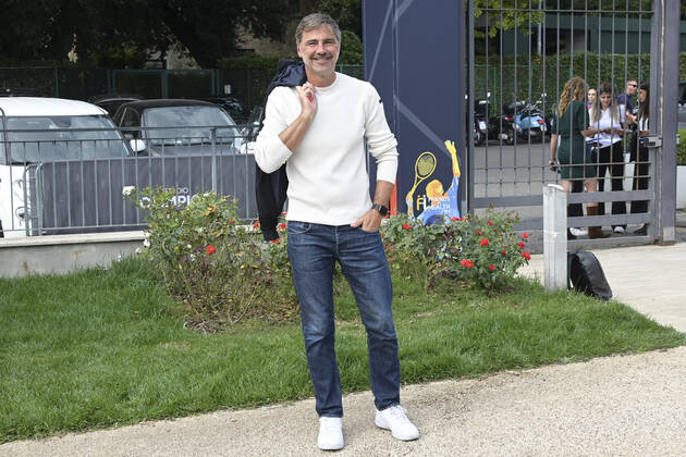 October 8, 2022, Rome, Italy: Beppe Convertini attends the Tennis & Friends event for prevention days organized in collaboration with the Gemelli Polyclinic at Foro Italico. Rome Italy - ZUMAs197 20221008_zaa_s197_139 Copyright: xMarioxCartellix