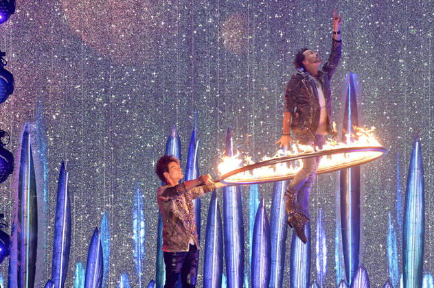 Bilder des Jahres 2022, Entertainment 10 Oktober Entertainment Themen der Woche KW40 Ehrlich Brothers in der ARD-Unterhaltungsshow Verstehen Sie Spass? live im Studio H in Berlin-Adlershof. Berlin, 08.10.2022
