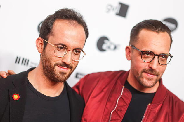 Igor Levit und Danger Dan bei der Verleihung des OPUS Klassik Award 2022 im Konzerthaus Berlin am Gendarmenmarkt. OPUS Klassik 2022