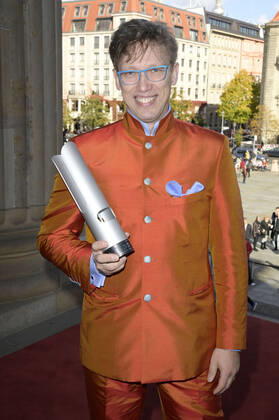 Andrzej Szadejko bei der Verleihung des Opus Klassik 2022 im Konzerthaus am Gendarmenmarkt. Berlin, 09.10.2022