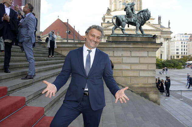Jonas Kaufmann bei der Verleihung des Opus Klassik 2022 im Konzerthaus am Gendarmenmarkt. Berlin, 09.10.2022