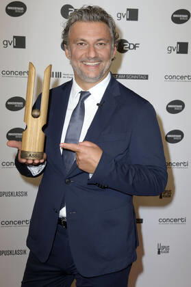 Jonas Kaufmann bei der Verleihung des Opus Klassik 2022 im Konzerthaus am Gendarmenmarkt. Berlin, 09.10.2022