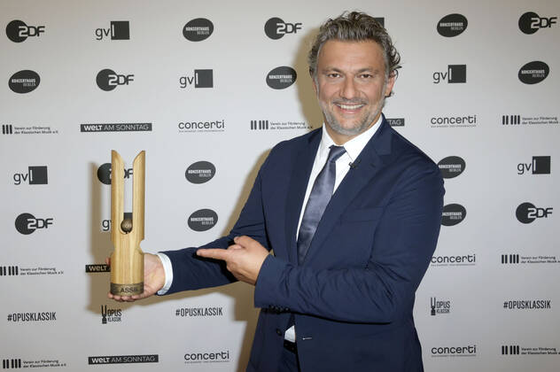 Jonas Kaufmann bei der Verleihung des Opus Klassik 2022 im Konzerthaus am Gendarmenmarkt. Berlin, 09.10.2022
