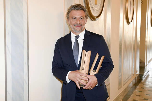 Jonas Kaufmann bei der Verleihung des Opus Klassik 2022 im Konzerthaus am Gendarmenmarkt. Berlin, 09.10.2022