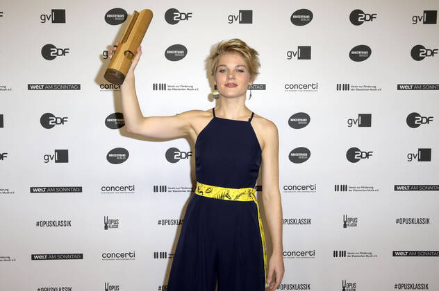 Magdalena Hoffmann bei der Verleihung des Opus Klassik 2022 im Konzerthaus am Gendarmenmarkt. Berlin, 09.10.2022