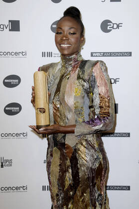 Jeanine De Bique bei der Verleihung des Opus Klassik 2022 im Konzerthaus am Gendarmenmarkt. Berlin, 09.10.2022