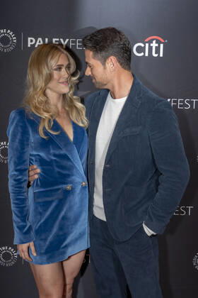 October 11, 2022, New York, United States: Melissa Roxburgh and J.R. Ramirez attend the Manifest season 4 screening during 2022 PaleyFest NY at Paley Museum in New York City. New York United States - ZUMAs197 20221011_zaa_s197_547 Copyright: xRonxAdarx