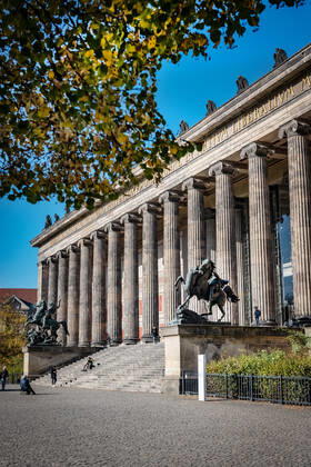 Berlin Mitte, Museumsinsel; Altes Museum - 12.10.2022 Berlin Museumsinsel