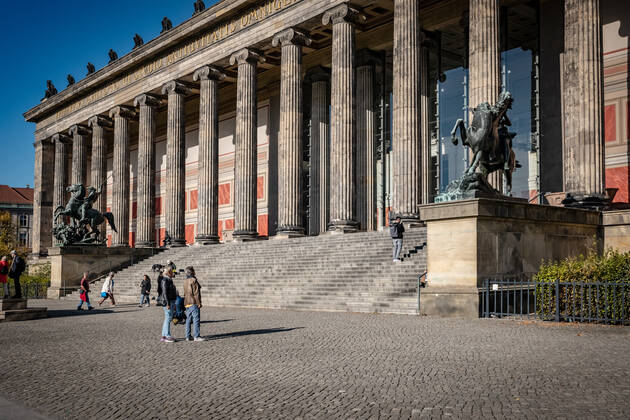 Berlin Mitte, Museumsinsel; Altes Museum - 12.10.2022 Berlin Museumsinsel