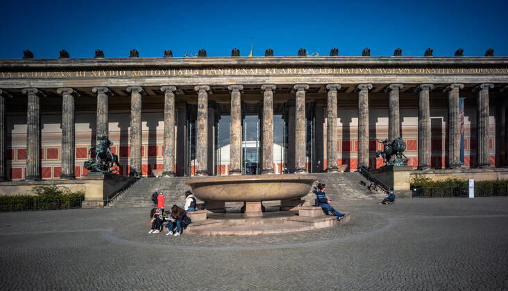 Berlin Mitte, Museumsinsel; Altes Museum - 12.10.2022 Berlin Museumsinsel