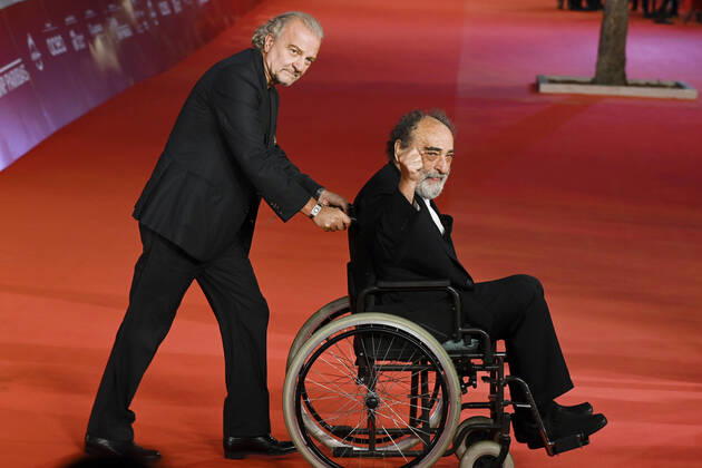 Bilder des Jahres 2022, Entertainment 10 Oktober Entertainment Themen der Woche KW41 La Divina Cometa And Il Maledetto Red Carpet - The 17th Rome Film Festival Alessandro Haber and Giovanni Veronesi attend the red carpet for La Divina Cometa and Il Maledetto during the 17th Rome Film Festival at Auditorium Parco Della Musica on October 16, 2022 in Rome, Italy. Rome Italy  Copyright: xMassimoxValicchiax originalFilename: valicchia-notitle221016_npmvF.jpg
