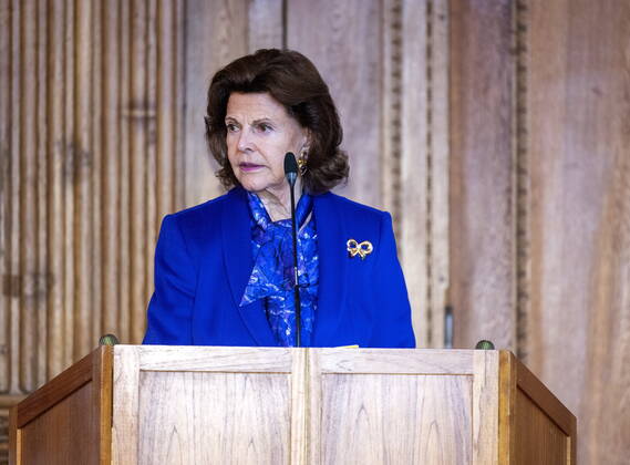 STOCKHOLM 20221018 Queen Silvia presents the Child10 prize in the Bernadotte Library at Stockholm Palace STOCKHOLM SWEDEN x60160x, Copyright: xStefanxJerrevang TTx CHILD 10-PRISET