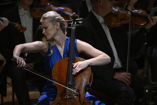 STOCKHOLM 20221018 Cellist Amalie Stalheim during the awarding of the Birgit Nilsson Prize at the Concert Hall on Tuesday evening Stockholm Sweden x10060x,  Copyright: xHenrikxMontgomery TTx BIRGIT NILSSON PRIZE 2022