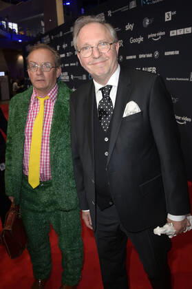 Wigald Boning und Olli Dittrich bei der Verleihung vom Blauer Panther - TV & Streaming Award 2022 in der BMW Welt. München, 19.10.2022