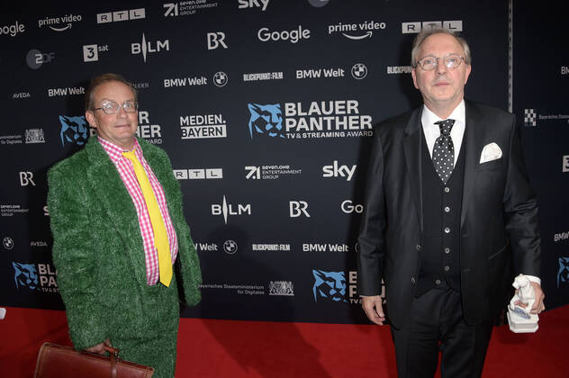 Wigald Boning und Olli Dittrich bei der Verleihung vom Blauer Panther - TV & Streaming Award 2022 in der BMW Welt. München, 19.10.2022