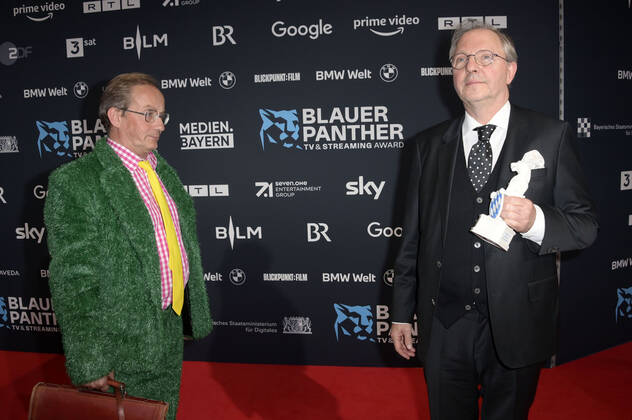 Wigald Boning und Olli Dittrich bei der Verleihung vom Blauer Panther - TV & Streaming Award 2022 in der BMW Welt. München, 19.10.2022