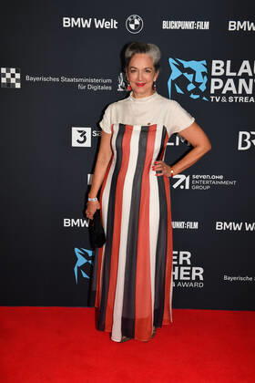 Irina Wanka Verleihung Blauer Panther - TV & Streaming Award 2022 Ehrung, Auszeichnung, Preis BMW Welt München 19. Oktober 2022