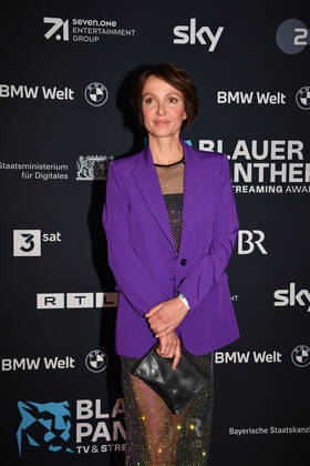 Julia Koschitz Verleihung Blauer Panther - TV & Streaming Award 2022 Ehrung, Auszeichnung, Preis BMW Welt München 19. Oktober 2022