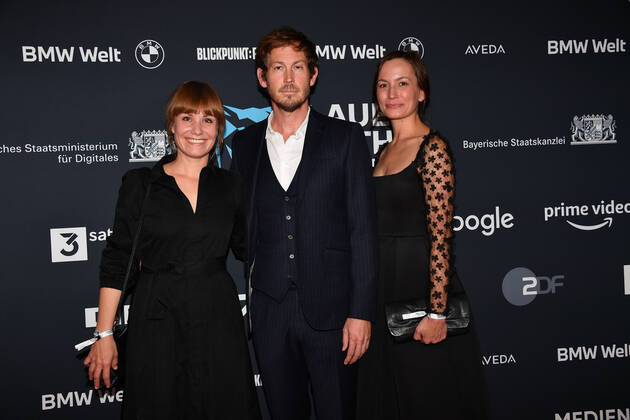 Stefan Murr und Kathrin Ana Stahl Verleihung Blauer Panther - TV & Streaming Award 2022 Ehrung, Auszeichnung, Preis BMW Welt München 19. Oktober 2022