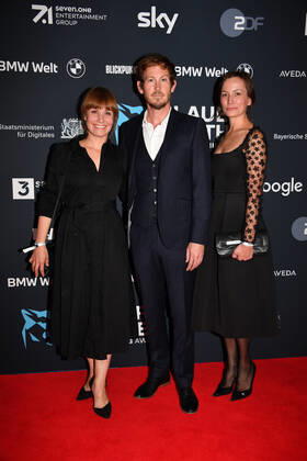 Stefan Murr und Kathrin Ana Stahl Verleihung Blauer Panther - TV & Streaming Award 2022 Ehrung, Auszeichnung, Preis BMW Welt München 19. Oktober 2022