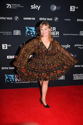 Gabrielle Odinis Verleihung Blauer Panther - TV & Streaming Award 2022 Ehrung, Auszeichnung, Preis BMW Welt München 19. Oktober 2022