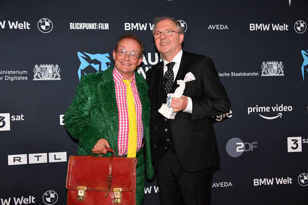 Wigald Boning und Olli Dittrich Verleihung Blauer Panther - TV & Streaming Award 2022 Ehrung, Auszeichnung, Preis BMW Welt München 19. Oktober 2022