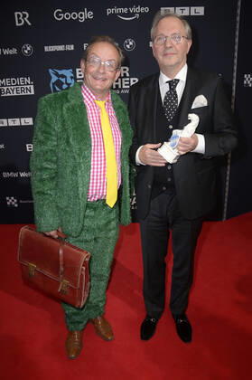 Wigald Boning und Olli Dittrich bei der Verleihung vom Blauer Panther - TV & Streaming Award 2022 in der BMW Welt. München, 19.10.2022